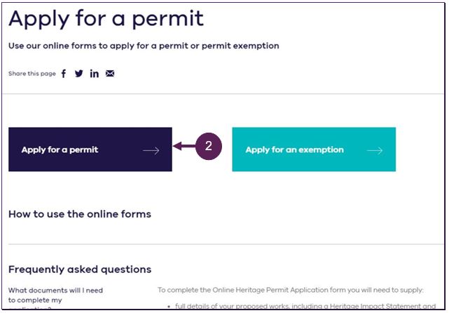 Screen shot of step 2