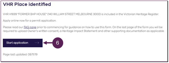 Screen shot of step 6