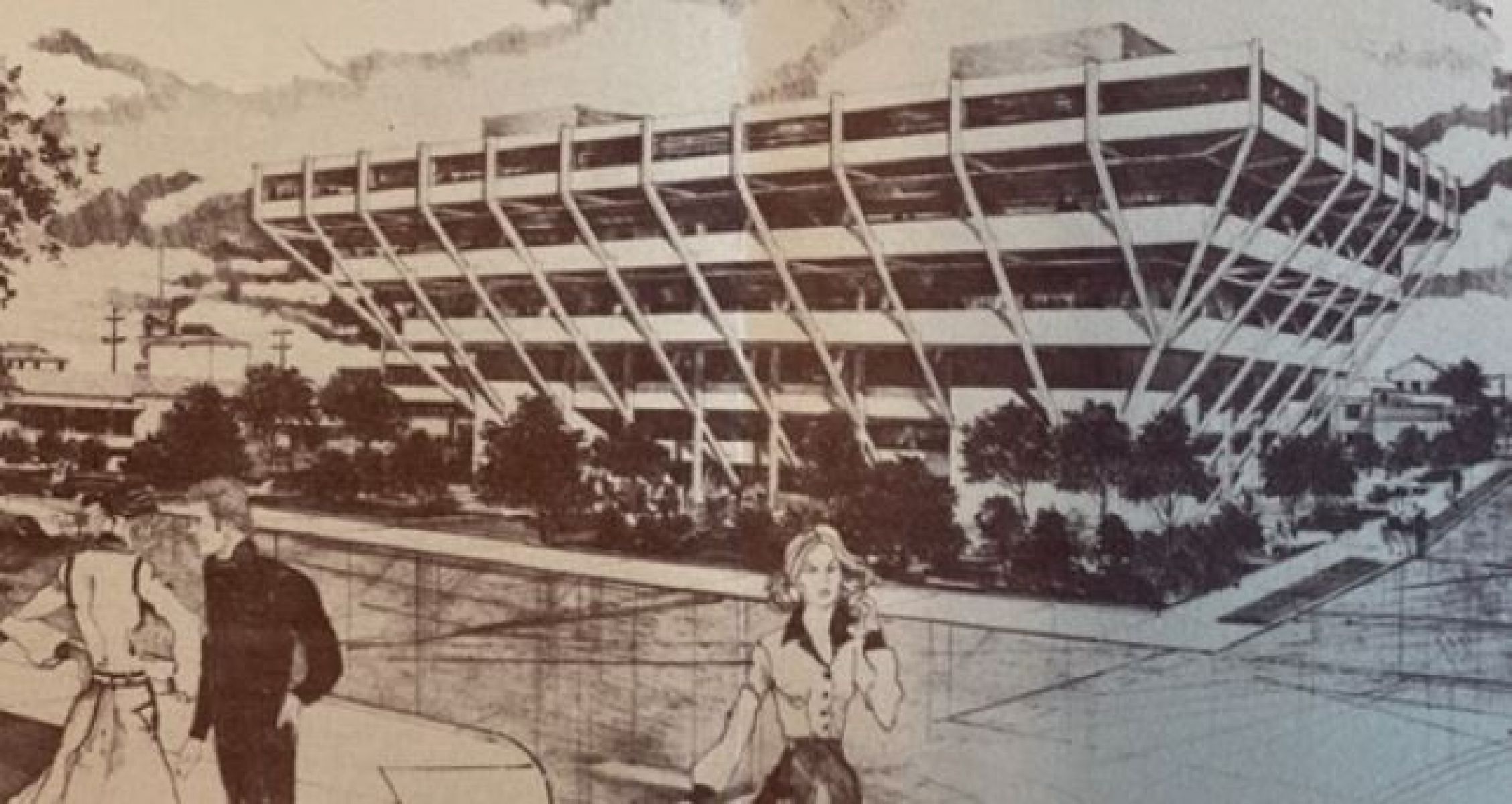 Geelong state government offices drawing