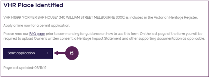 Screen shot of step 6